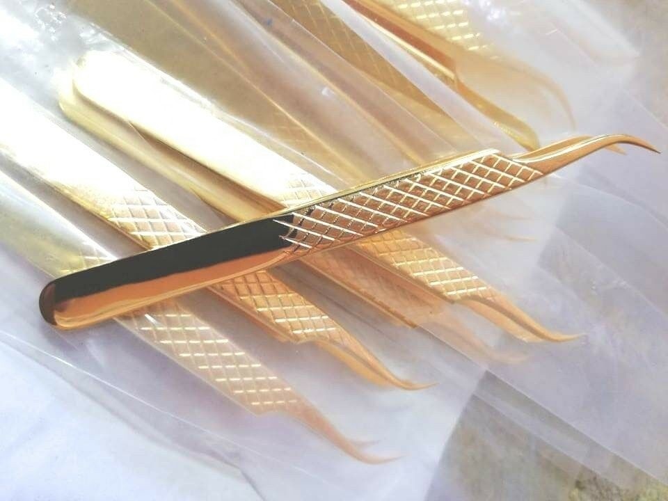 Russian Volume Point Tip 3D Tweezers for Professional Eyelash Extension