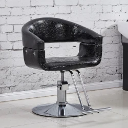 Salon Table And Chairs With Tables Beauty Styling Bar Chair Saloon Barber Furniture Black High Back Beauty Hair Dresser