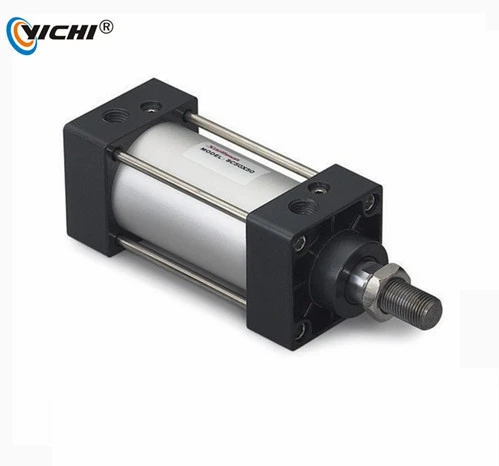 SC32*75/175/200/1000series Aluminium Double Acting Pneumatic Air Cylinder With Cylinder Head Standard Cylinder
