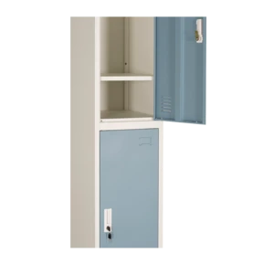 School Furniture 2 Doors Metal Locker For Dormitory Outdoor Sports Storage Metal Cabinet High Quality  Environmental Protection