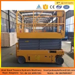 self propelled scissor lift platform hydraulic electric scissors lift arial work platform for sale