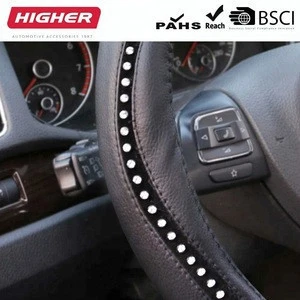 SH8502 great price new leather cooling cheap steering wheel cover