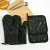 silicon quilted oven gloves double heat resistance mitts set