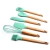 Import Silicone Cooking Utensils Set  11 Pieces Natural Wooden Handles Kitchen Cooking Tools with Spatulas for Non Stick Cookware from China