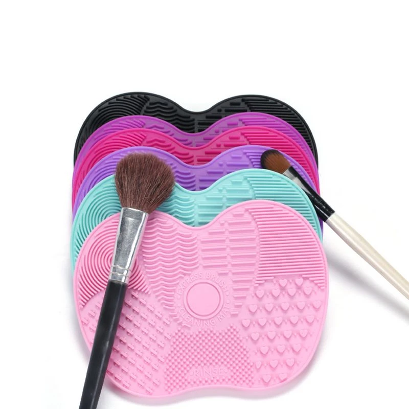 Silicone Makeup brush cleaner Pad Make Up Washing Brush Gel Cleaning Mat Hand Tool Foundation Makeup Brush Scrubber Board