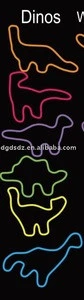 Silicone shaped rubber band / Animal rubber band with glow (can glow in the dark) Have stock