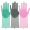 Silicone Sponge Cleaning Pet Brush Scrubber Kitchen Working Protection Water Heat Resistant Household Gloves