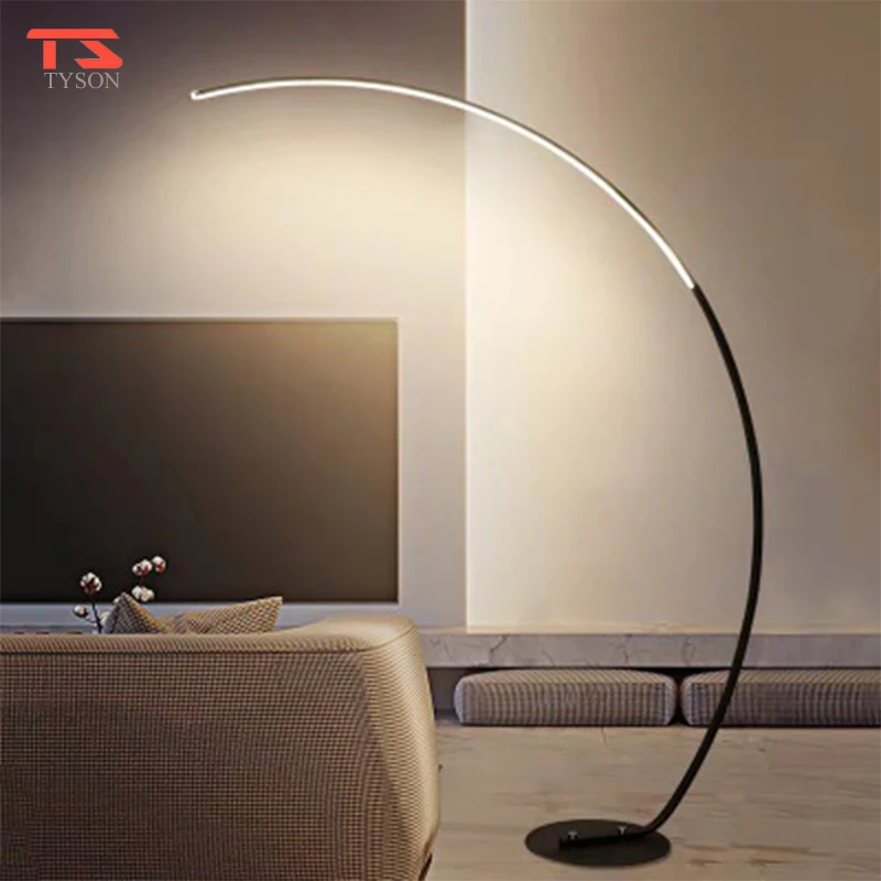 Simple Vintage Designer Adjustable Column Floor Lamp Modern Standing Light For Home