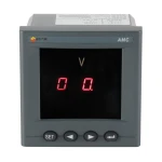 single phase voltage meter digital panal voltmeter with alarm output