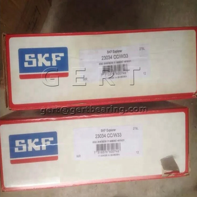 SKF Bearing 23034 Original Packing SKF spherical Roller Bearing 23034 Low Friction