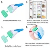 Skin Care Cold Therapy Plastic Handheld Ice Roller Facial Massager Face Roller Stainless Steel Massage Derma Face Ice Roller