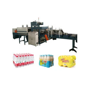 Small Beverage Bottle Wrap Packing Machine PET Bottle Shrink Wrapping Machine