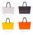 Import Small Custom Shopping PVC Groceries Carrier Bag Bulk Grocery Bags With A Cheap Price from China