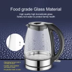 Small household appliances wholesale glass electric kettle 1.7l glass kettle water heater electric kettle
