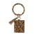 Import Snakeskin Bangle Key Ring Wallet Women Serape Leopard Tassel Wristlet Bracelet Keychain ID Card Holder from China