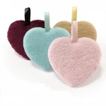 Soft Microfiber Makeup Remover towel Face cleaner Plush puff Reusable Cleansing Cloth Pads