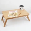 Solid Bamboo Laptop Desks Foldable Beddesk Breakfast Table Bed With Legs