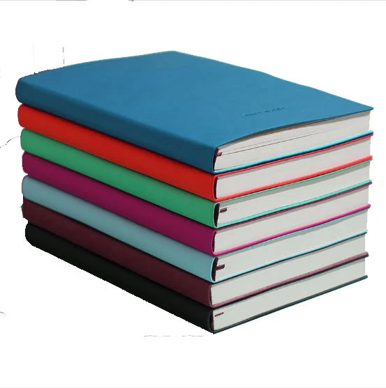 Special design widely used soft leather customized notebook