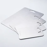 Square Shape 304 Stainless Steel Metal Chopping Block Kitchen Chopping Board Cutting Board