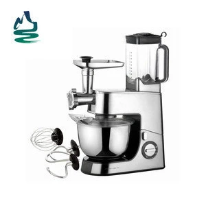 Stainless Steel Body Multifunctional Kitchen Food Stand Mixer
