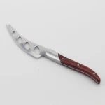 Stainless Steel Cheese Knife With Holes On Blades Surface For Sofe Cheese