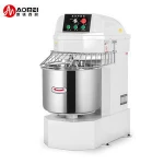 Stainless Steel Electric Kitchen Mixer Dough Kneading Machine / Double Speed Commercial Spiral Dough Mixer