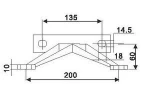 Stainless steel hardware products wall curtain spider glass system