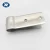 Import standard size square shape stainless steel pipe connector accessories toilet cubicle partition fittings from China