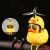 Import Standing Duck Bicycle Bell Broken Wind Helmet Small Yellow Duck MTB Road Bike Motor Riding Cycling Accessories Bicycle Duck Bell from China