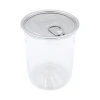 stash cans plastic clear PET 550ml empty tin cans for food canning
