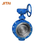 Steam High Temperature Cast Steel Triple Offset Industrial Manual Wafer Flange Butterfly Valve (Manufacturer Price)