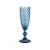 Import Stock machine made coloured glass cup for wedding wine glass goblet from China