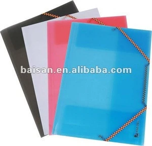 string closure envelope folder colored elastic loop closure folder