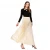 Import summer 2021 fashion wholesale apparel shiny solid color elastic waist long pleated skirt women from China