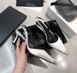 Summer new thin with female slippers foreign trade high heel women shoes sandals female women Letter root high heel shoes