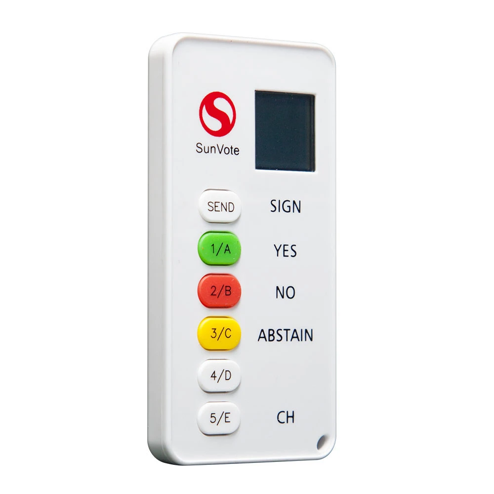 Buy Sunvote Interactive Conference Voting Clickers System from Changsha ...