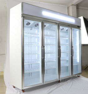 Super Market Refrigeration Equipment / Drinks upright cooler with CE