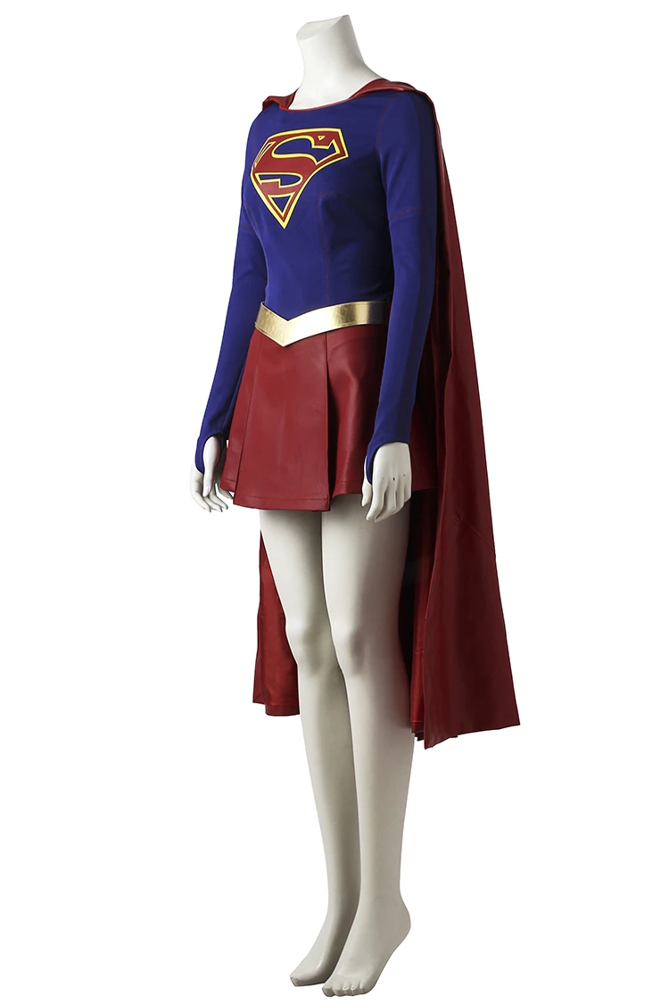 Supergirl Cosplay Costume Adult costume women Halloween Christmas Costume Set 3805