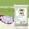 Superior Coconut Jelly 1kg Cube Aromatic Raw Material Mix for TAIWAN Milk Tea Pudding Dessert Soft Drink