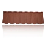 Support video watching factory wholesale roofing materials color stone coated metal roof tiles
