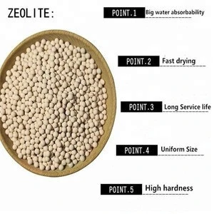 Synthetic Zeolite 3a Molecular Sieve Ethanol Adsorbent Chemical Auxiliary Agent