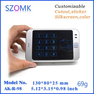 szomk plastic access control system alarm case with keyboard