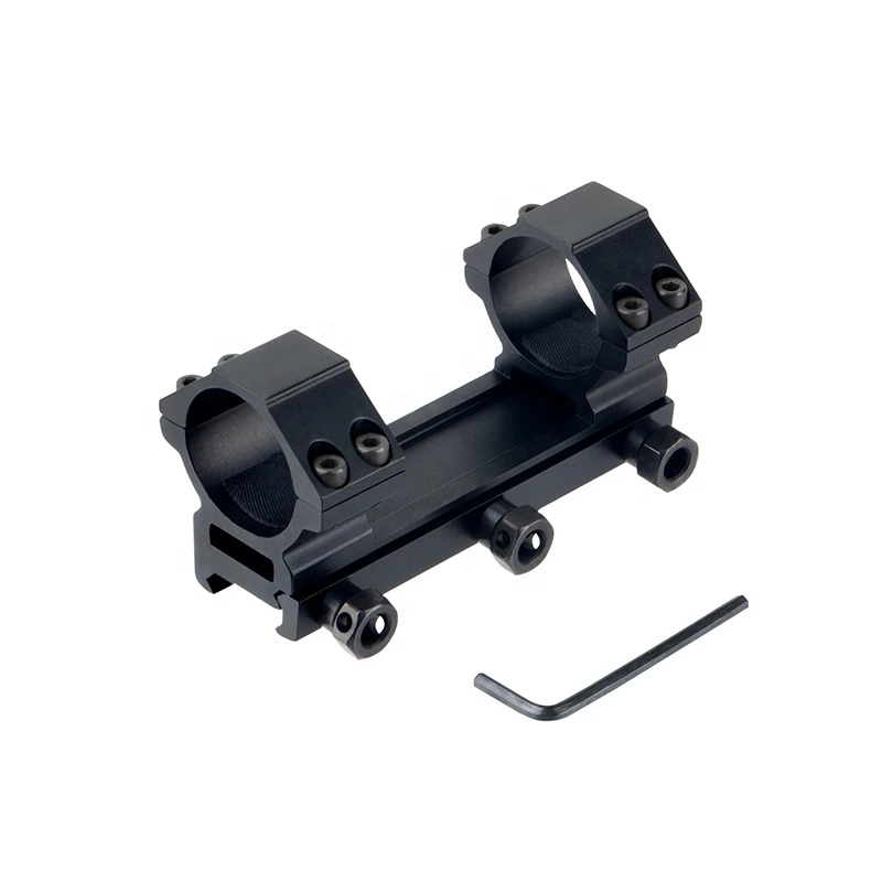 Tactical Optical Sight Bracket Metal Overall 100mm Length Long Ring 30mm Rifle Scope Mount Rings  fit 20mm picatinny rail