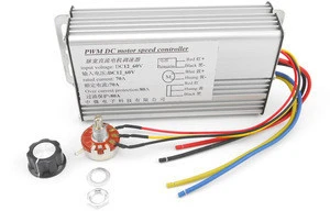 Taidacent stepless PWM speed switch 4000w high power motor controller electric motor with controller motor speed controller dc