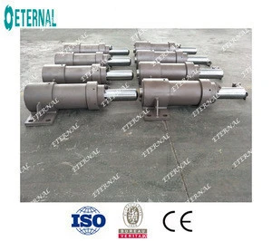 telescopic hydraulic cylinder for dredger