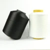 The sock yarn adopts polyester coated yarn 3075/36f black and white spandex yarn