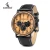Import Top brand auto date face stopwatch Quartz Wristwatches men wood watch from China