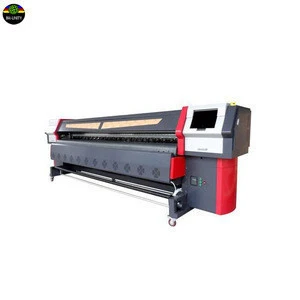 Top quality!!large format printer 3.2m konica solvent printer flex printing machine with 8 konica 512i heads on selling