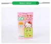 transparent window snack bag food pouch stand up for packaging