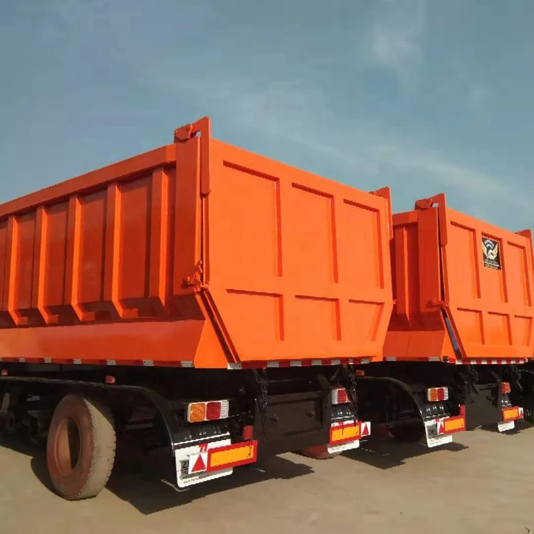 TSD provides 3/4 axle 40/45cbm 50t to 80t high quality lightweight and cheap dump trailer semi-trailer  tipper truck